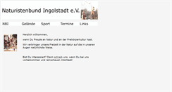 Desktop Screenshot of naturistenbund-in.de