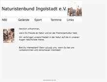 Tablet Screenshot of naturistenbund-in.de